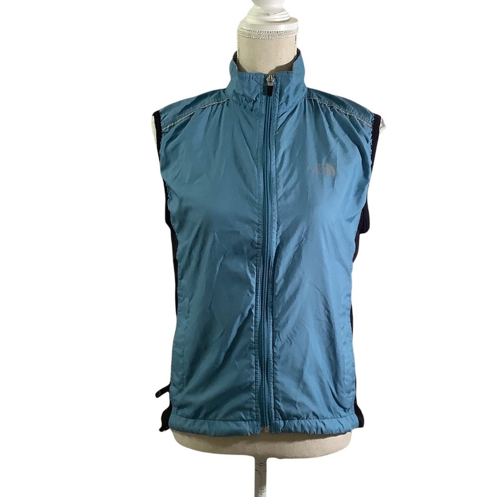 The North Face Lightweight Blue Nylon Vest